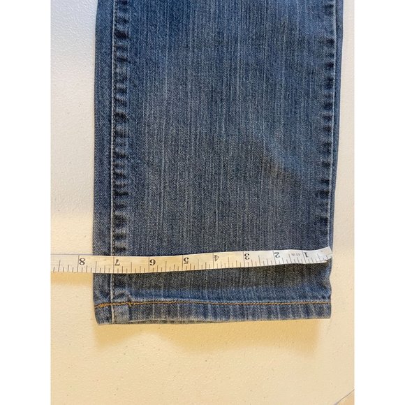 NYDJ Womens Jeans Straight Leg Mid Rise Five Design Pockets Stretch Blue Size 10 - Picture 6 of 10